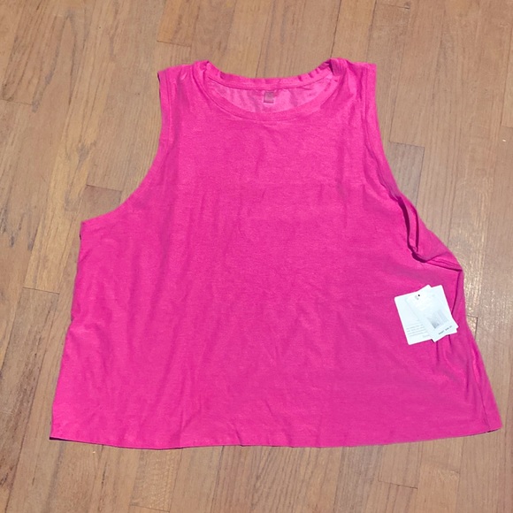 Beyond Yoga Tops - Beyond Yoga Featherweight Balanced Muscle Tank
Pink Hype Heather